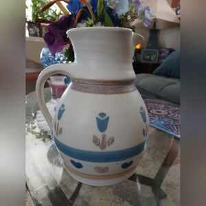 KS Handcrafted Ceramic Pitcher